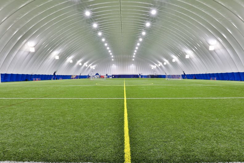 Rossford Soccer Centre Dome interior